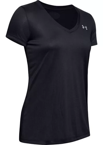 Under Armour Tech Twist - Negro - Camiseta Mujer talla M  Camisetas mujer,  Debajo de la armadura, Camiseta cuello v