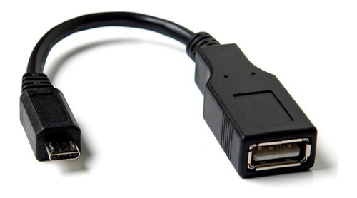 Imagen 1 de 2 de Cable Adaptador Otg Usb Hembra A Micro Usb Macho