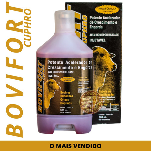 Modificador Orgânico Bovifort 500ml Vitamínico Gado