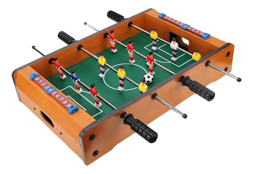 Mesa De Fútbol Mini Taca Taca Portátil De Madera Para Niños