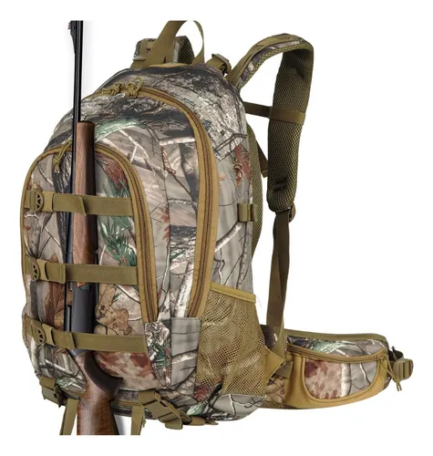 Mochila Camuflaje Para Campismo Caza Caceria Rifle Impermeab