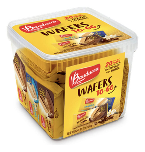 Wafer - Juego De 20 Choc/furgoneta Para Bañera (6 X 1 Onzas)
