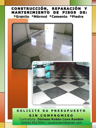 Imagen 3 de 5 de Mantenimiento De Pisos De Granito. Reparaciones.