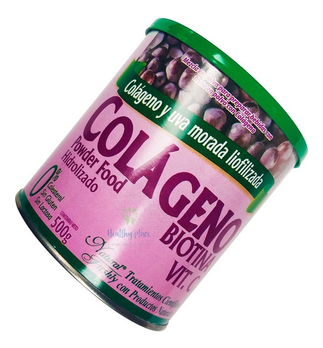 Colageno En Polvo Natural 500gr - g a $116