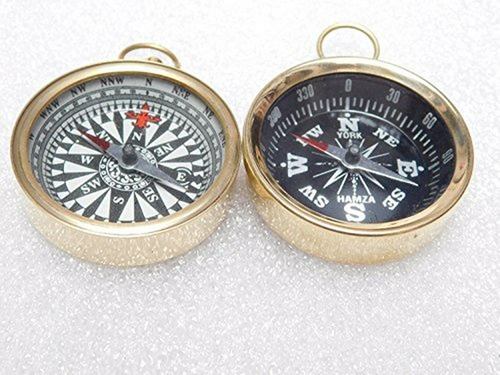 Shaheera Náutico Unisex Brass Compass Náutico Marítimo De La