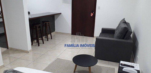 Imagem 7 de 30 de Flat Com 1 Dormitório Para Alugar, 38 M² Por R$ 2.449,98/mês - Centro - São Vicente/sp - Fl0034