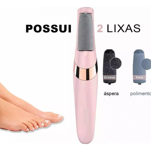 Removedor Calos Elétrico Recarregável Portátil Pedicure E