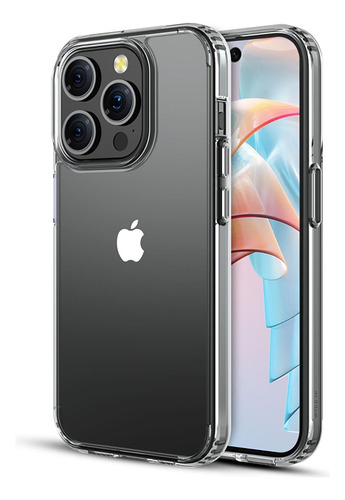. Funda Mybat Gummy Para iPhone 15 Pro Max - Transparente