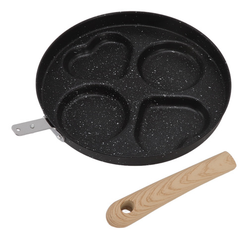 Sartén Multifuncional Para Huevos De 4 Tazas, Calentada Unif