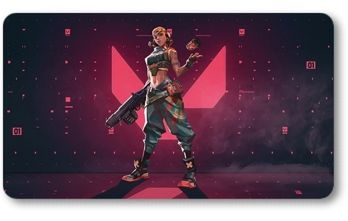 Mousepad Xl 58x30cm Mod.071 Juegos Raze Valorant