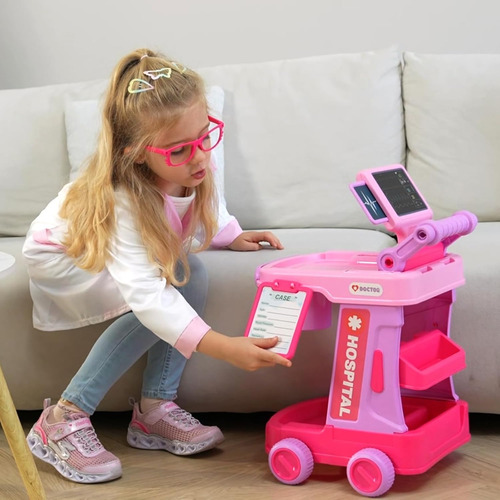 Doctor Kit For Toddlers Aged 3 4 5, Medical Pretend Play ...