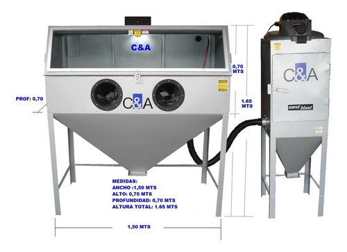 Fabricacion De Cabinas Y Tolvas Para Sandblasting C & A