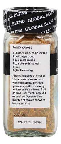 Mezcla De Especias Para Fajitas Tarro 51 Gramos