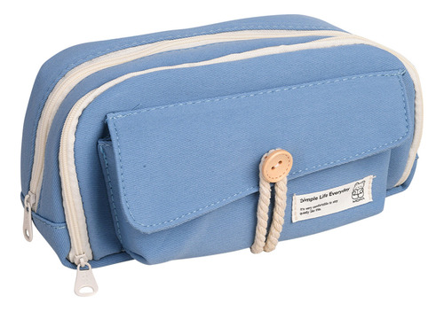 Estuche Para Lápices De Gran Capacidad Con Cremallera Para E