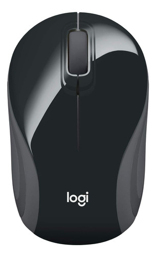 Mouse Logitech Mini Inalambrico/negro Plateado