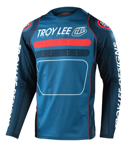 Jersey Ciclismo Troy Lee Designs Sprint Drop In Dark Azul