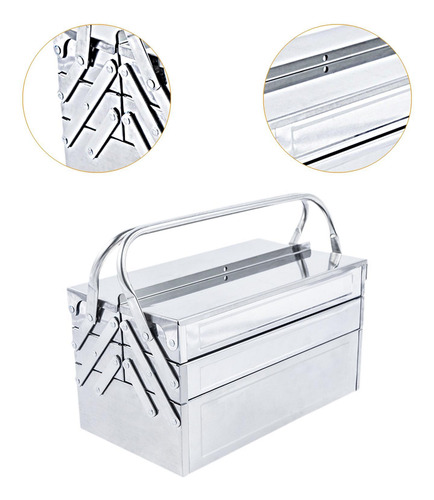 Caja De Herramientas Voladiza, Caja De 3 Niveles