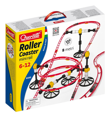 Juego De Mini Riel Quercetti Roller Coaster