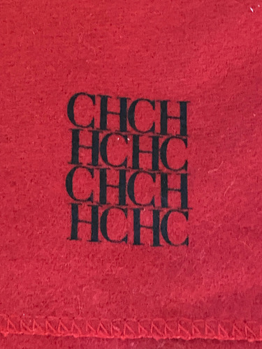 Cubrepolvo Para Monedero Carolina Herrera Rojo Liso (Usado)