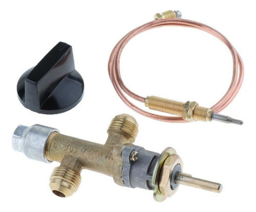 A Válvula De Control Principal De Gas Con Termopar Y Pomo,