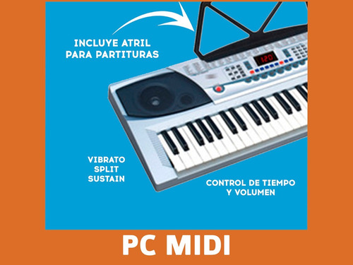 Teclado Musical Mk2083 Para Niños Y Principiantes Cuotas