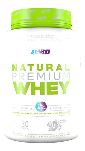 Natural Whey Protein 2 Lb Star Nutrition Apto Vegetariano