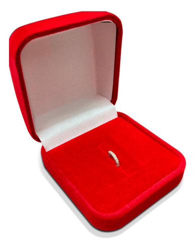 Piercing Hélix Cartilagem Argola Ouro Branco 18k Zircônias