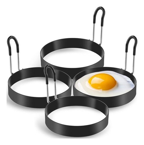 Paquete De 4 Aros Para Cocinar Huevos, Molde Para Panque [u]