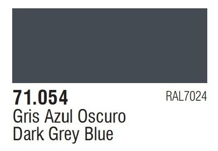 Tinta Dark Grey Blue 71054 Model Air Vallejo Modelismo