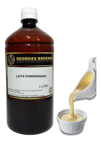 Essência Alimentícia De Leite Condensado 1l Gb Aroma E Sabor