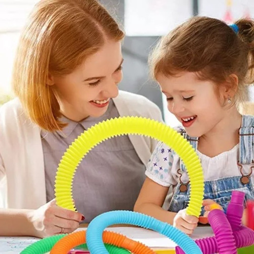 14 Piezas Fidget Tube Toys Plegable Pop It Al Por Mayor