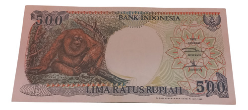 Billetes Indonesia 500 Rupiah