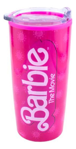 Termo Barbie La Película Rosa 450 Ml Color Rosa Hermoso