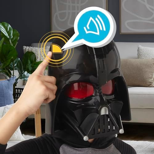 Máscara Eletrônica Darth Vader De Star Wars Com Frases E Efe