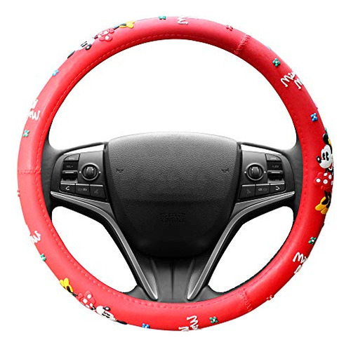 Cubierta De Volante De   Diseño De Minnie Mouse Coch