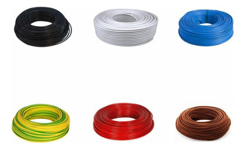 Cable Flexible Unipolar 2.5mm X10mts-argenplas- Erm Verde/amarillo