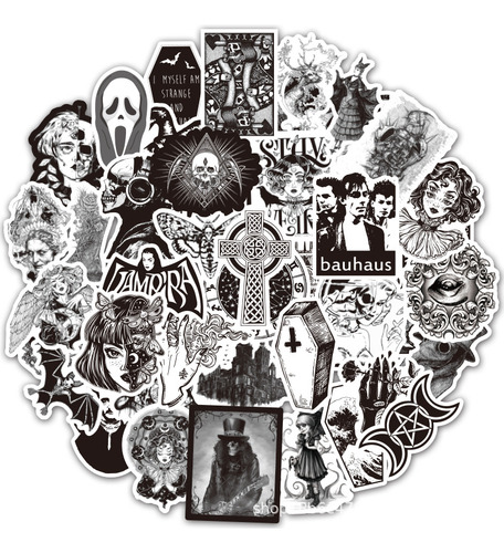 Adesivos De Terror E Suspense Para Laptop Cal