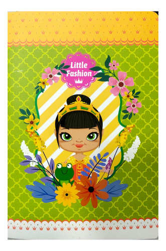 Cuadernos Tapa Flexible Little Fashion Rozini Verde  