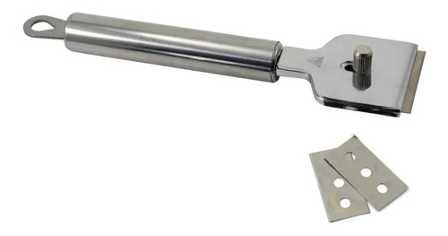 Imagem 1 de 8 de Raspador Inox Raspar Superfícies De Vidro Cerâmica E Cooktop