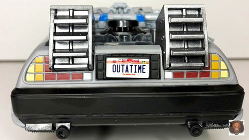 Imagem 8 de 9 de Delorian Time Machine 1/16 Metal Neca De Volta Para O Futuro