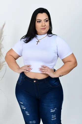 Cal a Jeans Plus Size Skinny Com Cinta Aperta A Barriga Lipo