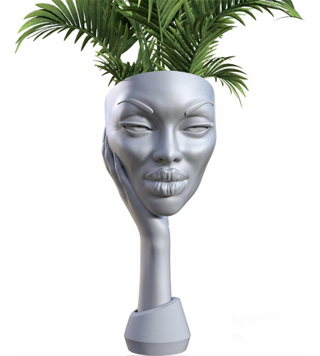 Rostro Mujer Africana Para Plantas