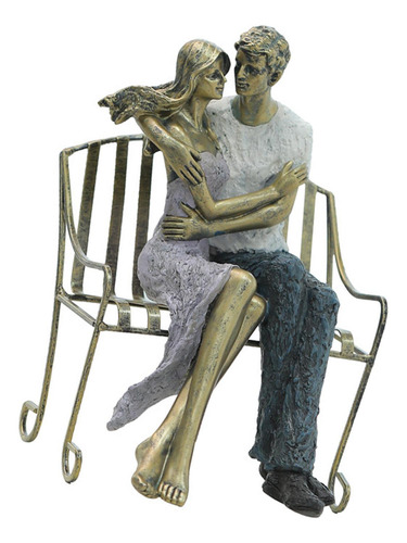 Pareja Figura Escultura Artística De Arte Decoración De