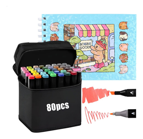 Kit De 80 Latas Y Libro De Colorear De Tapa Dura