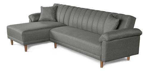 Sala Modular Sampeiro Makora Beehive Memory Foam De Lino Color Gris