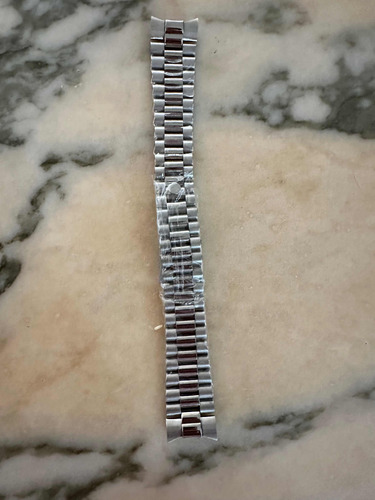 Imagen 3 de 4 de Correa Para Rolex President De Terminal Curvo 20/21mm Acero