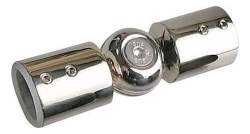 2 Conector Esquina Varilla Con Tornillos, 25mm Pulido