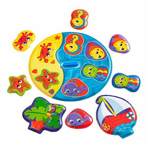 Imagen 2 de 5 de Juguete Baño Playgro Floaty Boat Bath Puzzle