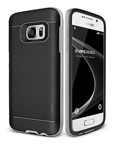 Funda Para Galaxy S7 High Pro Shield Negro Y Plateado Pc 