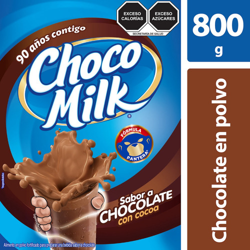 Choco Milk Alimento En Polvo Fortificado Para Leche 800 G